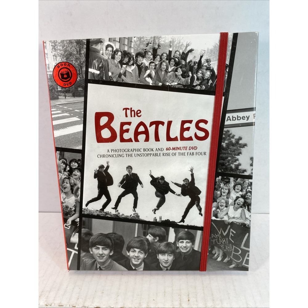 The Beatles Photographic Book & 60 minute DVD by Parragon (2015,Hardcover)